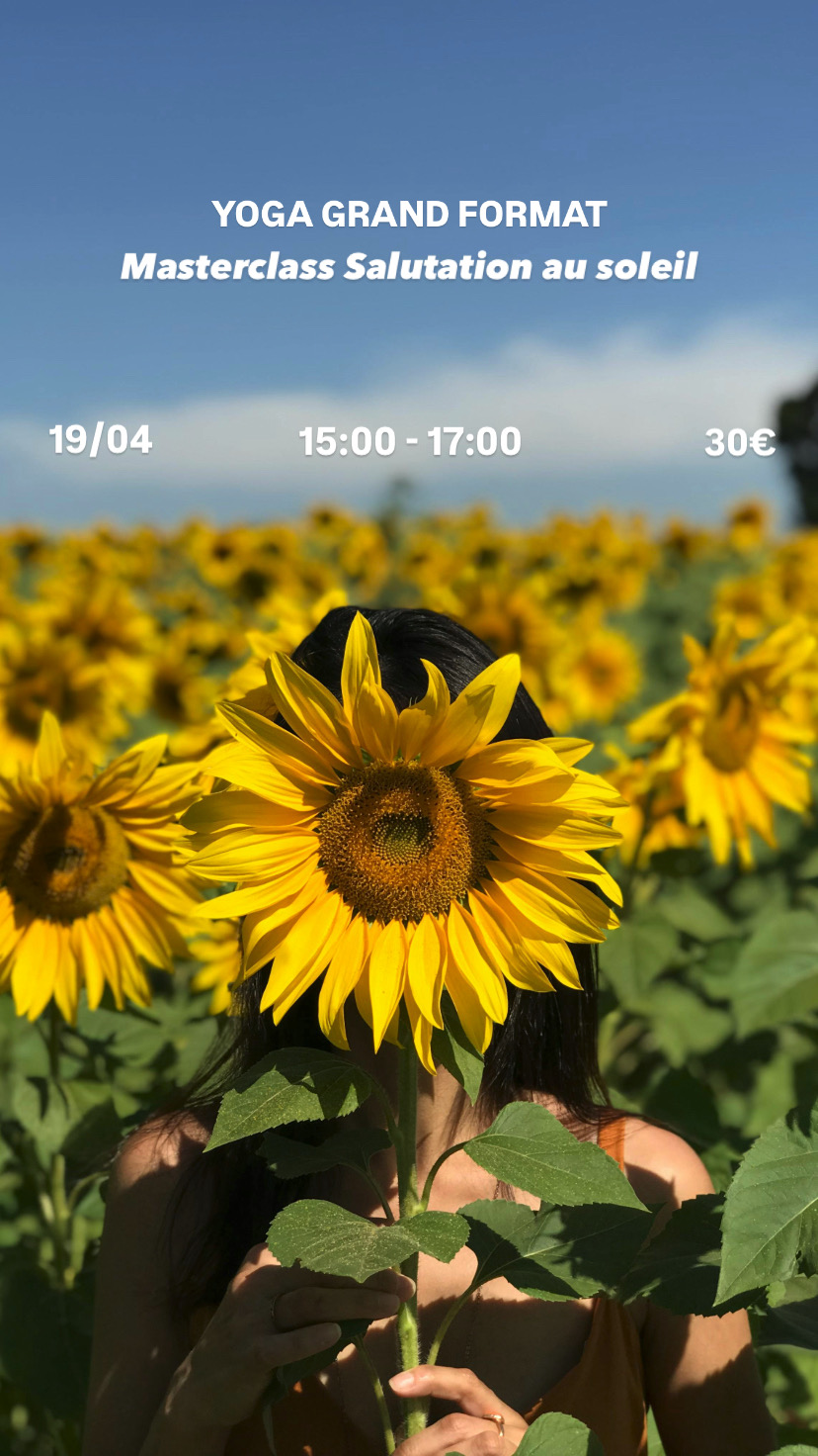 ATELIER YOGA GRAND FORMAT - Salutation au soleil